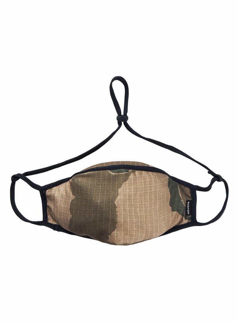 Beige / Camo Burton Wicking Men's Facemasks | AJOXDH265