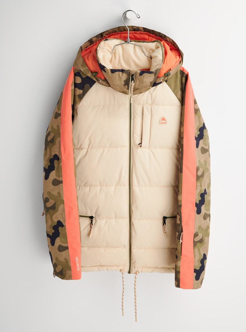 Beige / Olive / Camo Burton Keelan Women's Ski Jackets | AUSXFK083