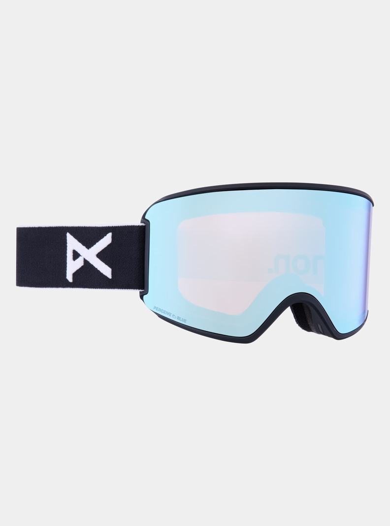 Black / Blue / Pink Burton Anon WM3 Goggles + Bonus Lens + MFI® Face Mask Men's Ski Goggles | HPGKVW369