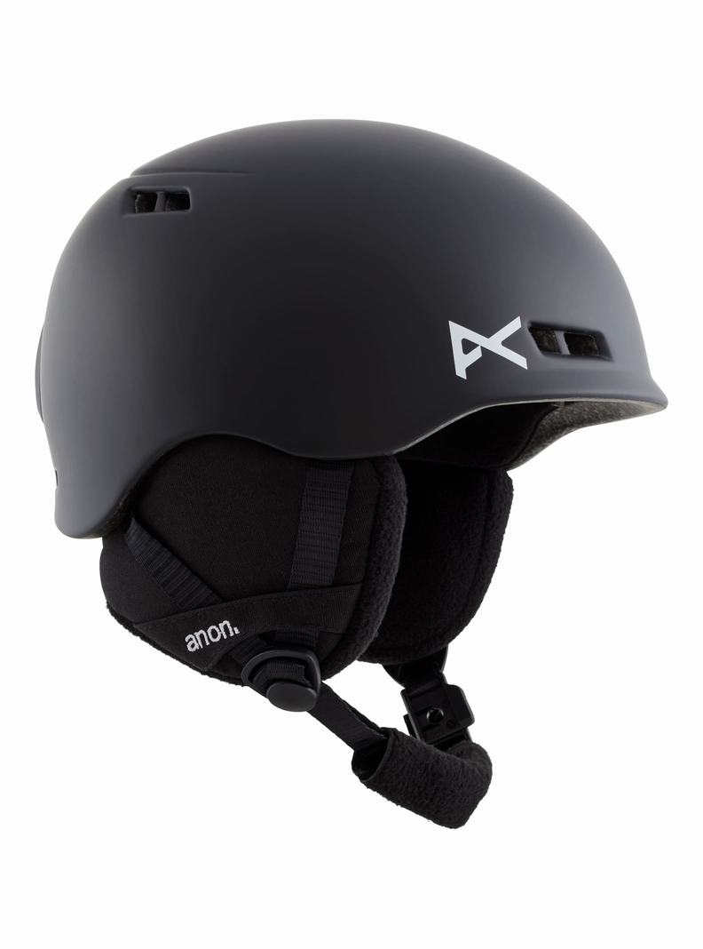 Black Burton Anon Burner Kids' Snowboard Helmets | IGMUBC067