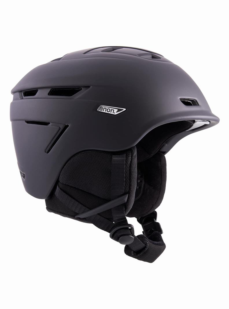 Black Burton Anon Echo Men's Snowboard Helmets | YOMUEX867