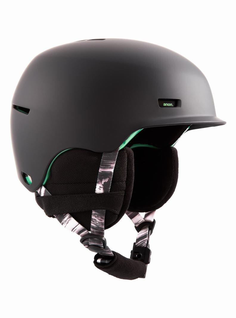 Black Burton Anon Highwire Men's Snowboard Helmets | FTYHLC562