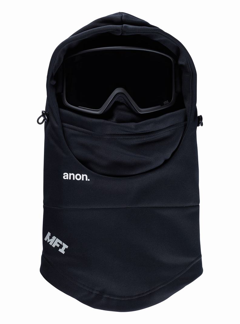 Black Burton Anon MFI® Hooded Balaclava Men's Facemasks | YGTEUH692