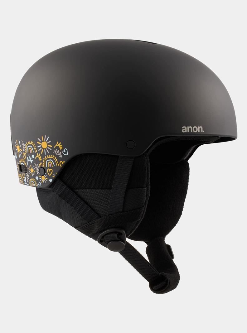 Black Burton Anon Rime 3 Kids' Snowboard Helmets | RCKNYB376