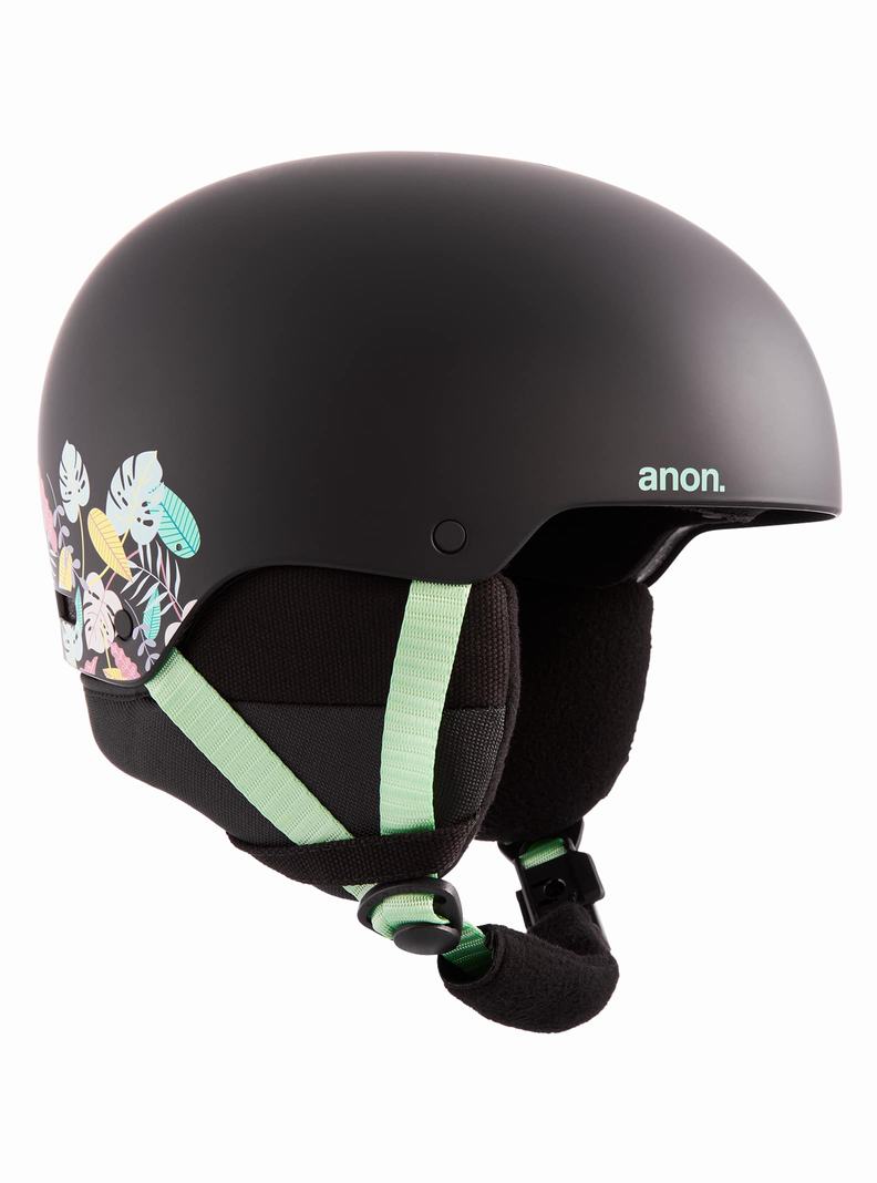 Black Burton Anon Rime 3 Kids' Snowboard Helmets | XDTYGM297