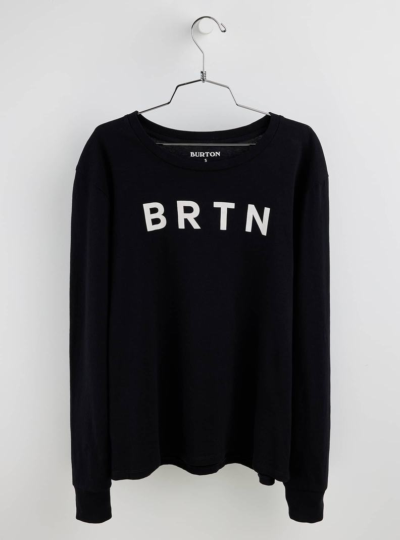 Black Burton BRTN Long Sleeve Women's T-Shirts | BEOYAD261