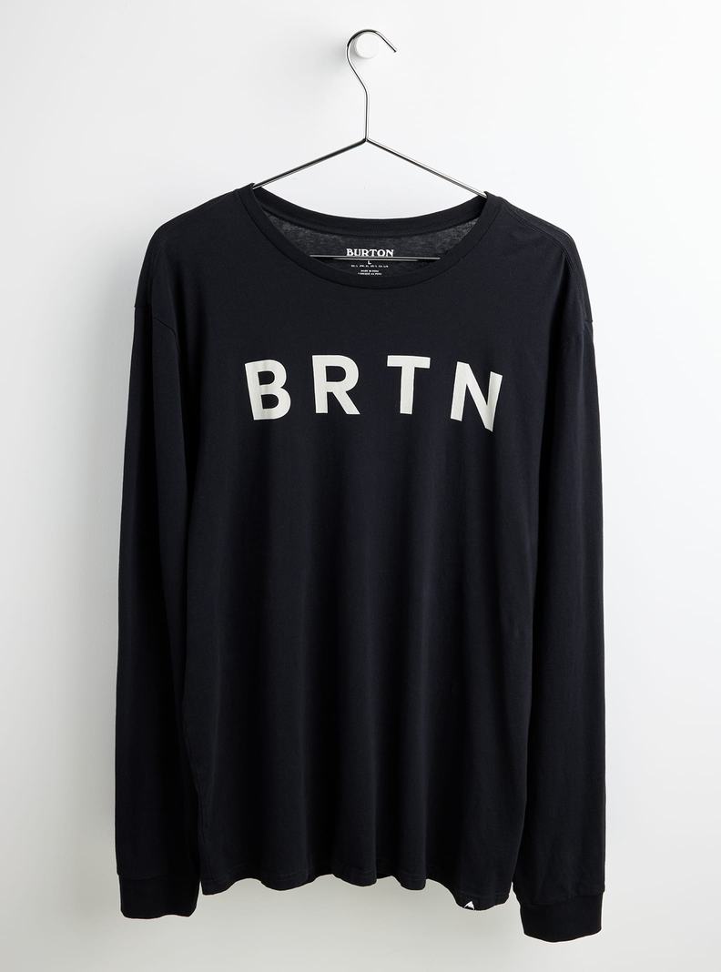 Black Burton BRTN Long Sleeve Women's T-Shirts | VFJUWE017