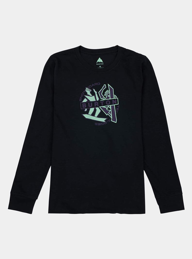 Black Burton Beal Long Sleeve Kids' T-Shirts | XDZNSK738