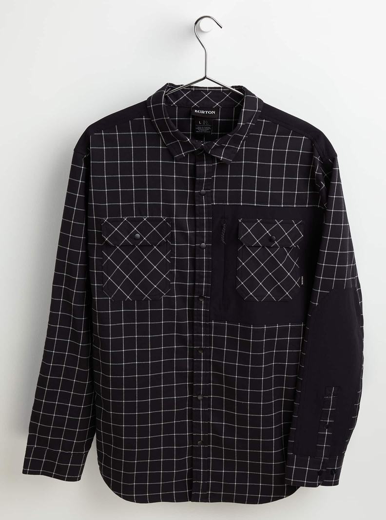 Black Burton Brighton Performance Flannel Men's Shirts | KNACWR845