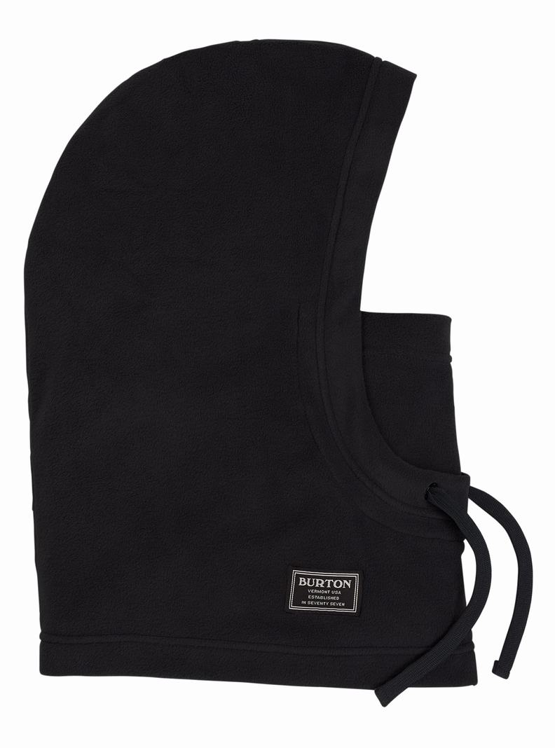 Black Burton Burke Hood Men's Facemasks | JWSHFE405