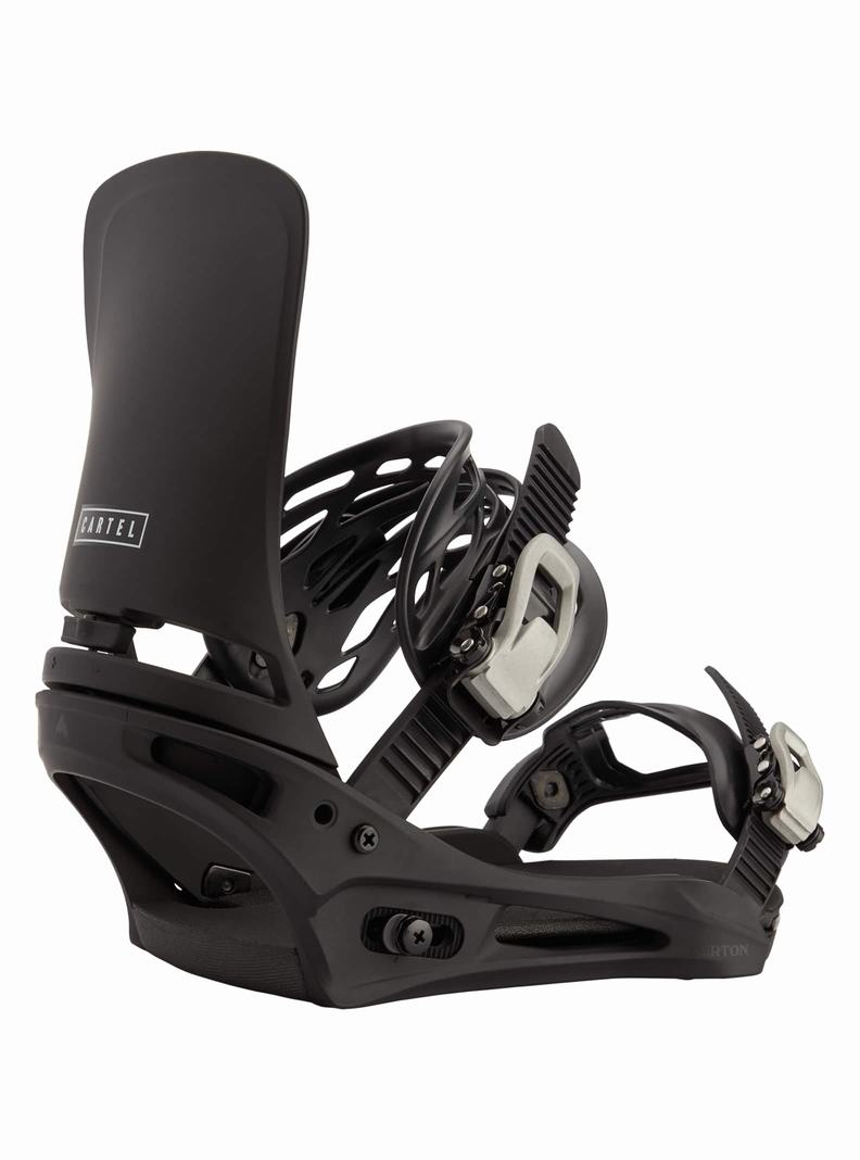 Black Burton Cartel Re:Flex Men's Snowboard Bindings | PRBDJO728