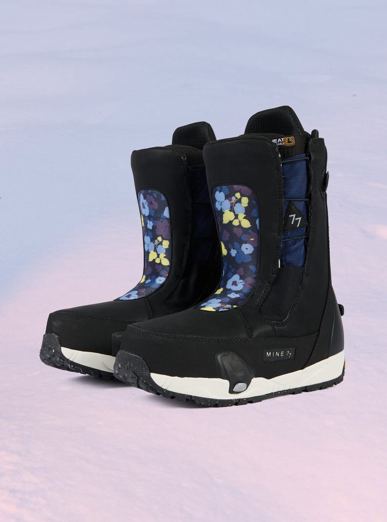 Black Burton Danny’s Double Tongue Step On® Men's Snowboard Boots | WZEUBY317