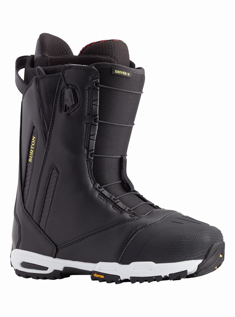 Black Burton Driver X Men's Snowboard Boots | ZORVJQ823