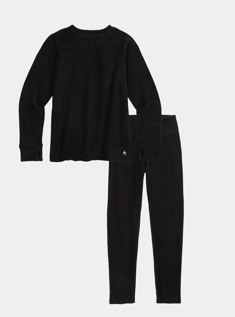 Black Burton Fleece Base Layer Set Kids' Base Layer Set | DKLZPX170