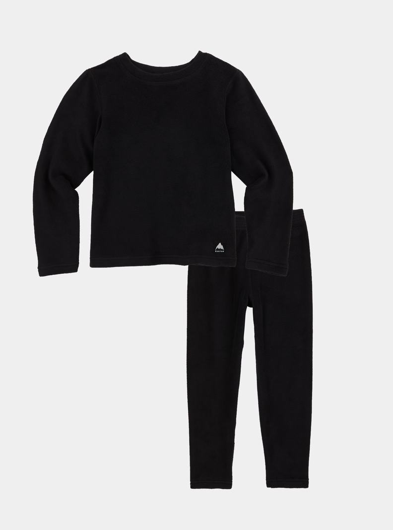 Black Burton Fleece Base Layer Set Kids' Base Layer Set | RYLFUJ643