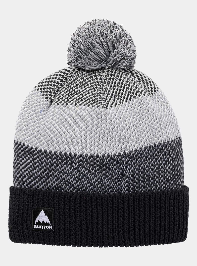 Black Burton Fleece-Lined Pom Kids' Beanie | HDEOJM632