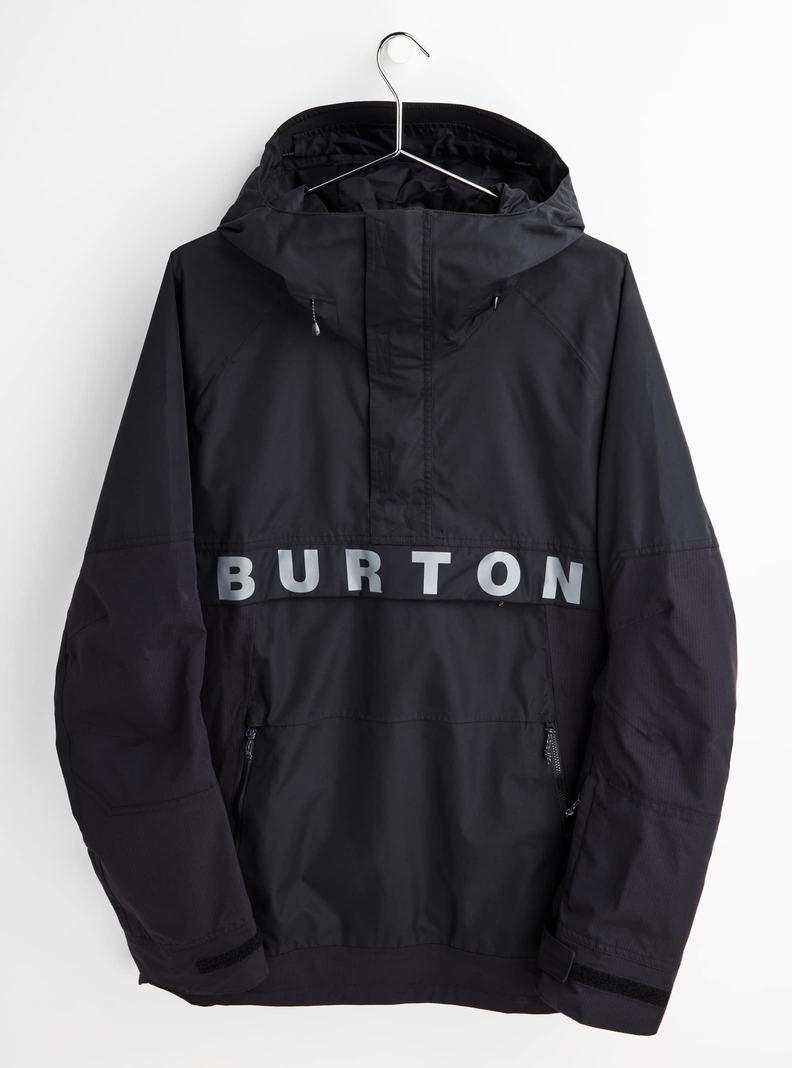 Black Burton Frostner 2L Anorak Men's Ski Jackets | WITYGB380