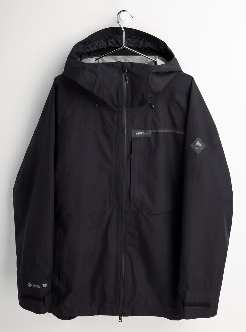 Black Burton GORE-TEX 3L Treeline Men's Ski Jackets | SEZGDP248