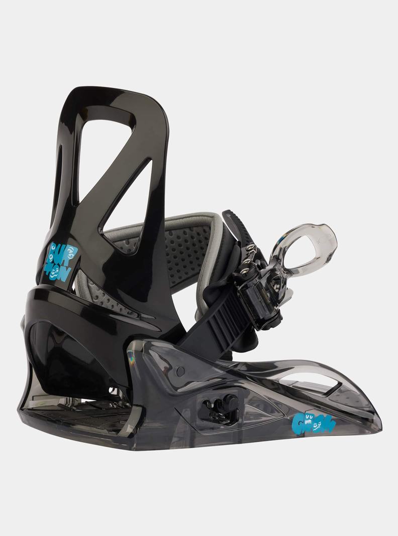 Black Burton Grom Disc Kids' Snowboard Bindings | BLYRDU453