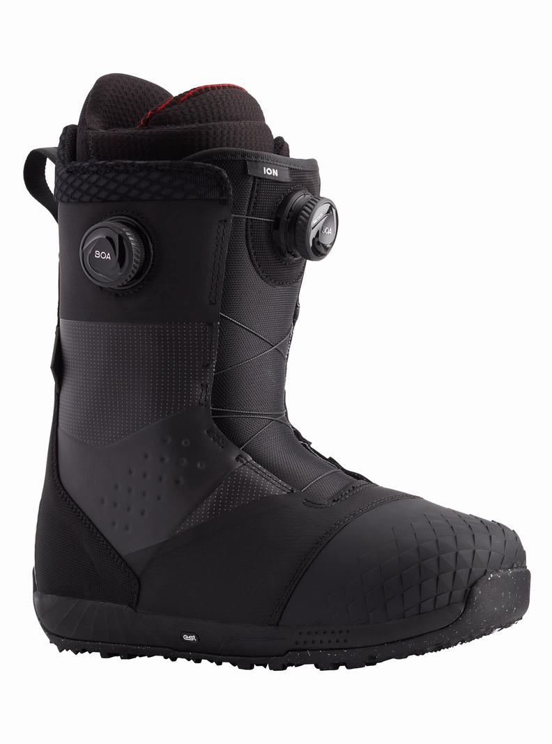 Black Burton Ion BOA® Men's Snowboard Boots | HJAQKL936