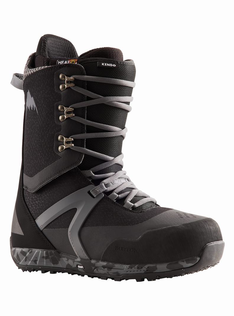 Black Burton Kendo Men's Snowboard Boots | VLTQNS479