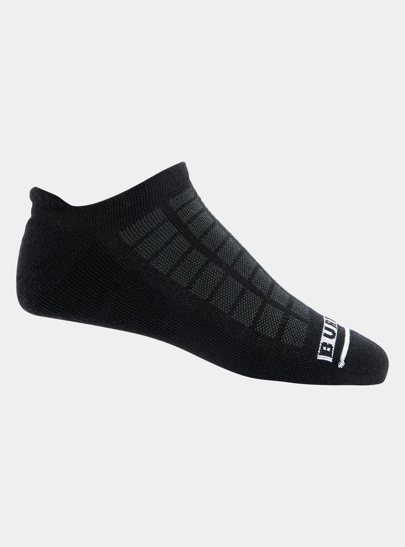 Black Burton Lightweight No-Show Men's Socks | MHURLT361