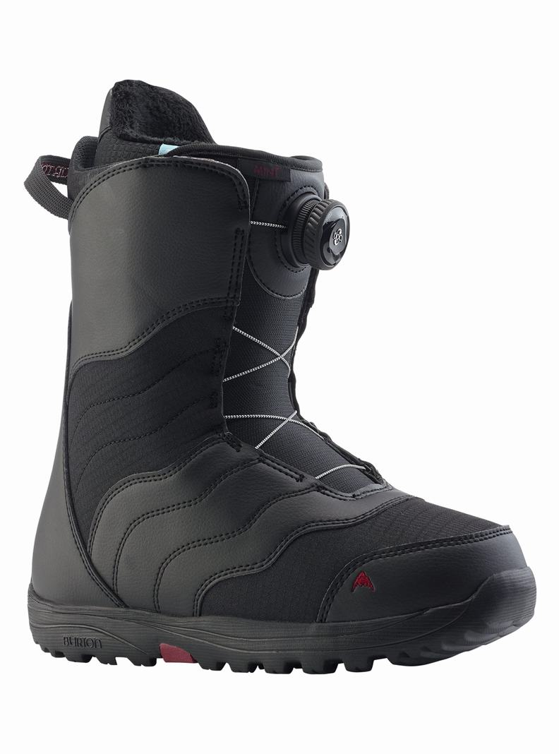 Black Burton Mint BOA® Wide Women's Snowboard Boots | ABLRTU923