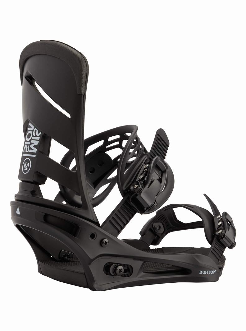 Black Burton Mission Re:Flex Men's Snowboard Bindings | ETCIBP031