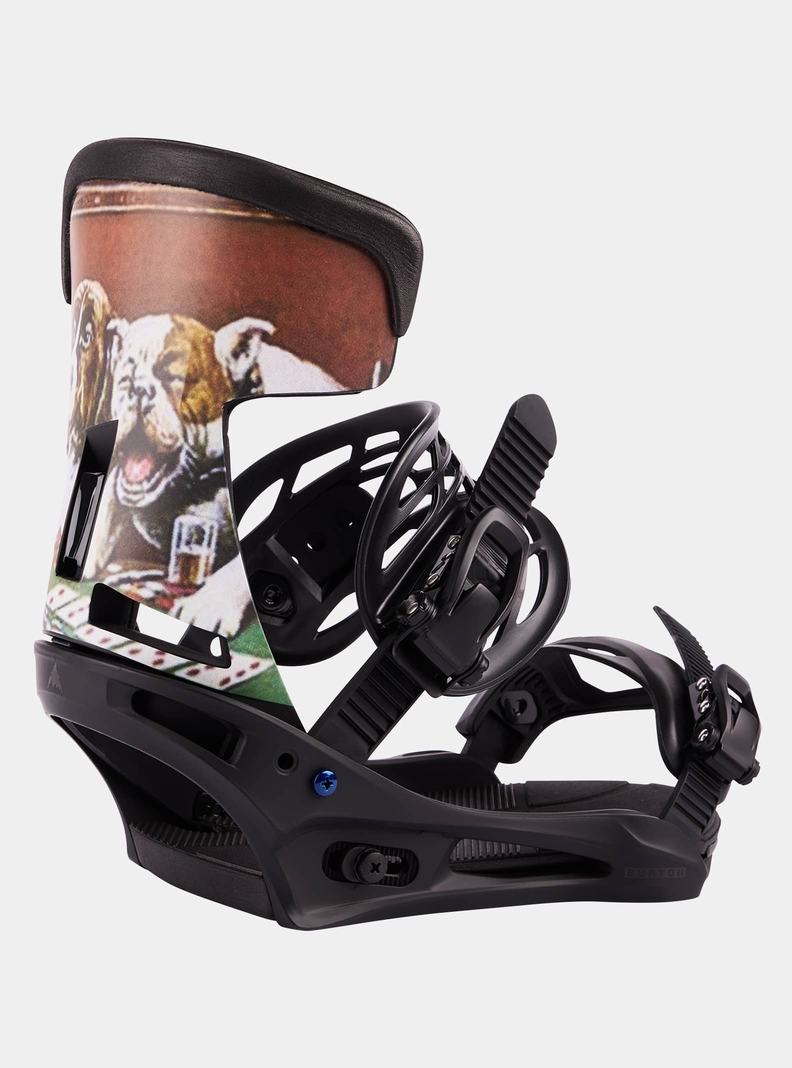 Black Burton Mission Re:Flex Men's Snowboard Bindings | GTLHQK403