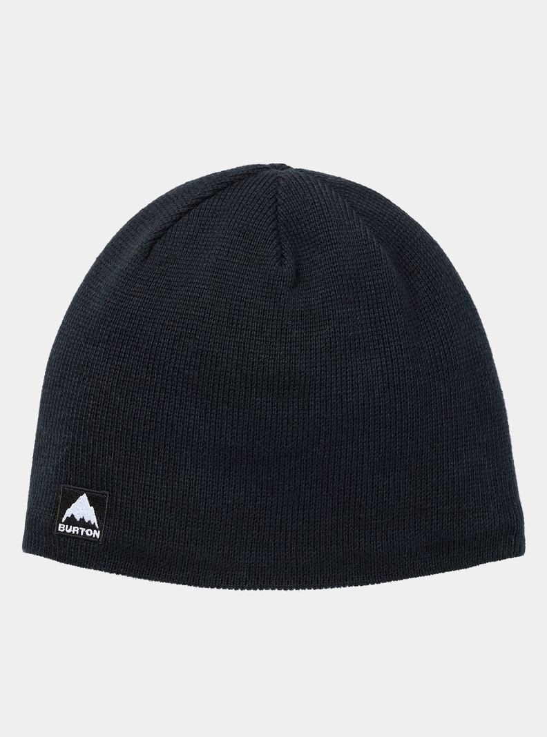 Black Burton Mountain High Fleece-Lined Women's Beanie | AZNGQS124