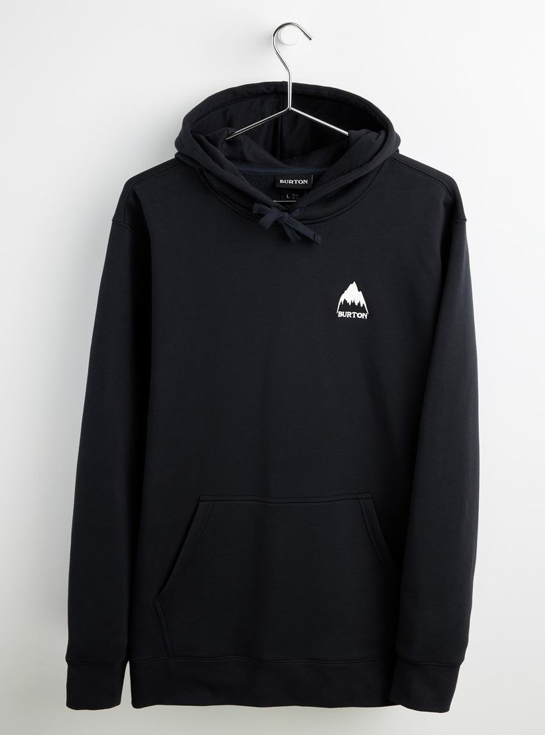 Black Burton Mountain Pullover Women's Hoodies | EJDHNP132