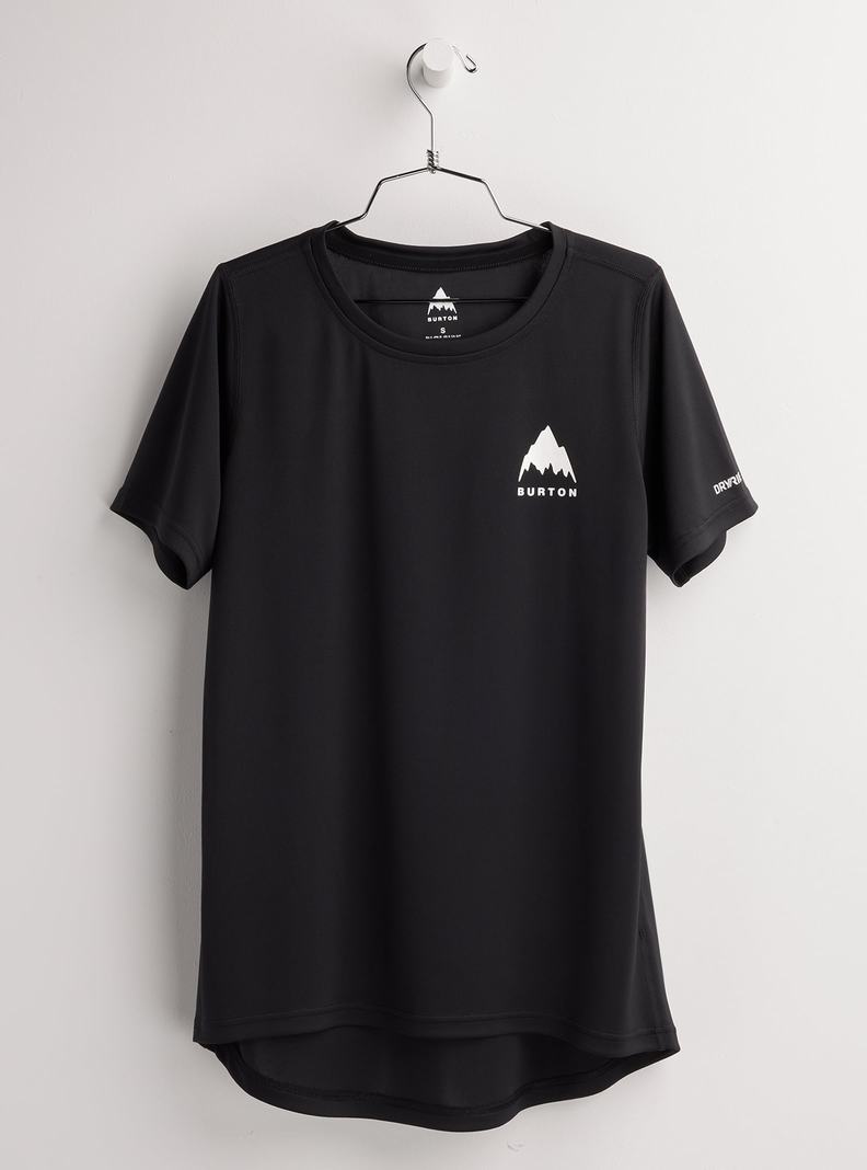 Black Burton Multipath Active Short Sleeve Women's T-Shirts | YMOLVK160