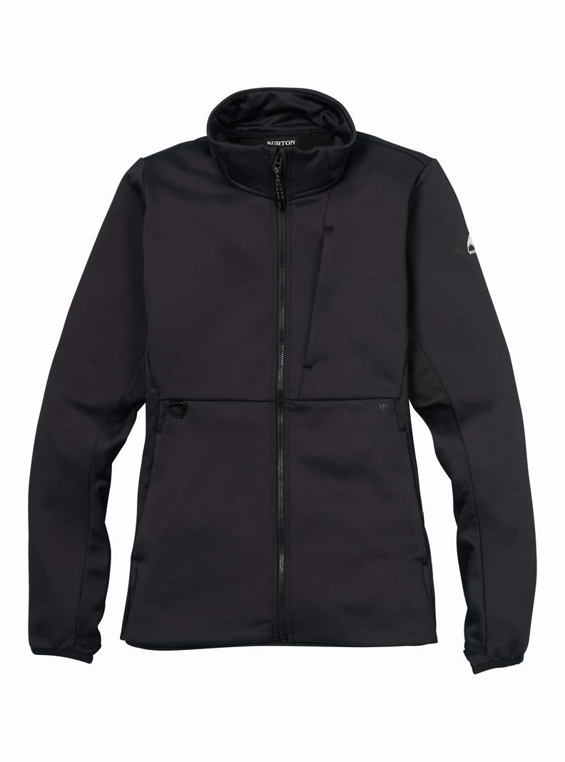 Black Burton Multipath Full-Zip Fleece Women's Sweatshirts | HTKIME654