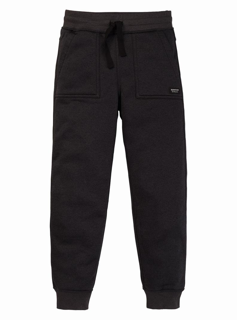 Black Burton Oak Fleece Kids' Pants | BPAXMW097