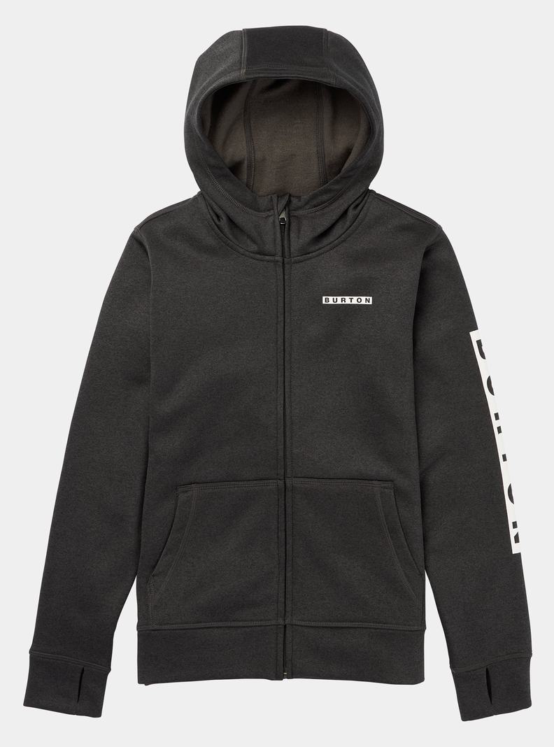 Black Burton Oak Full-Zip Kids' Hoodies | KOSEHC413