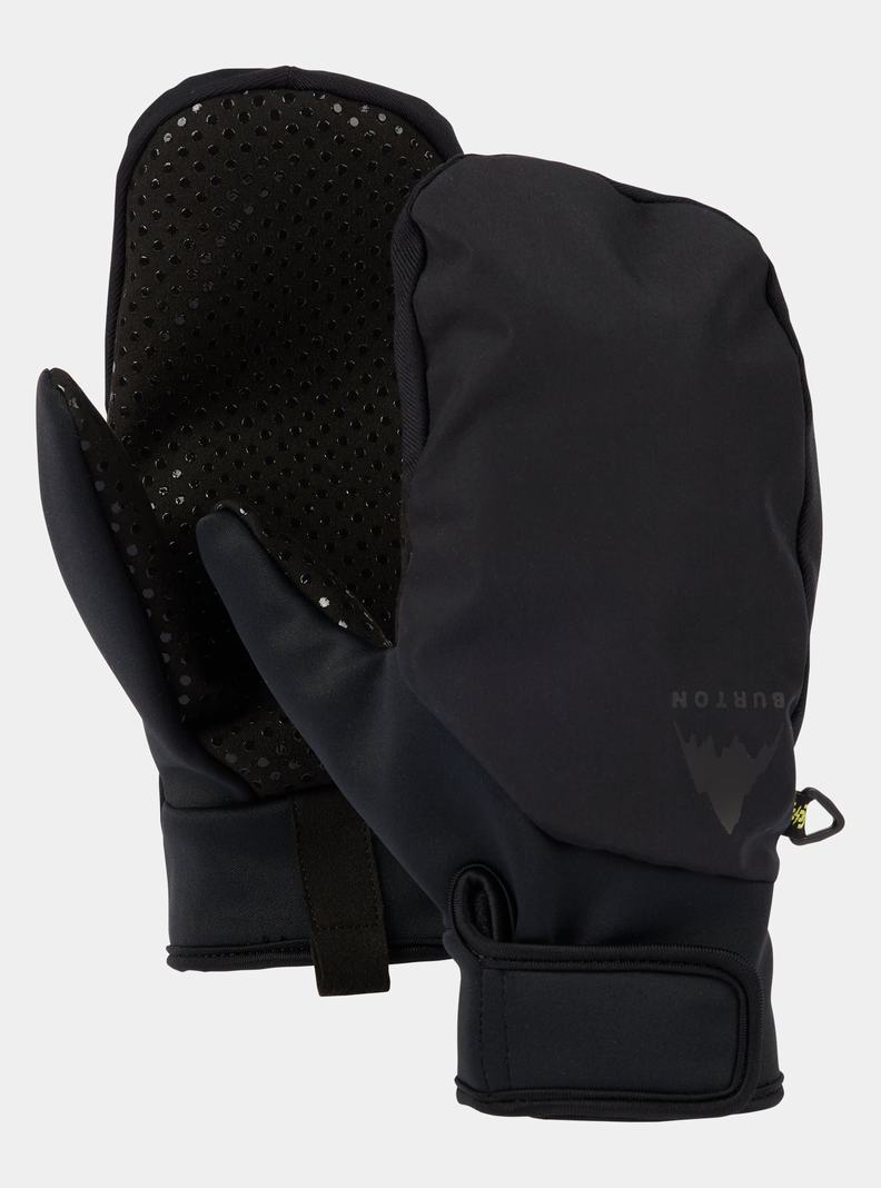 Black Burton Park Men's Ski Mittens | YPHZVW390