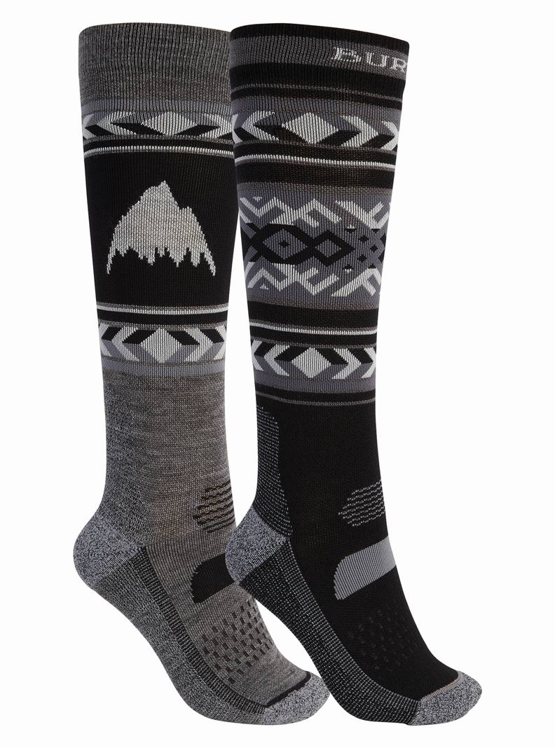 Black Burton Performance Lightweight (2 Pack) Women's Socks | BATZRS184