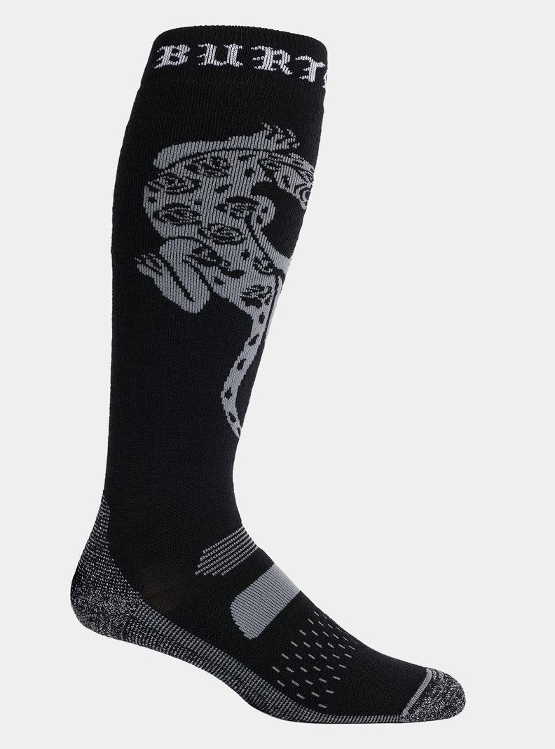 Black Burton Performance Midweight Men's Socks | UMIJKT268