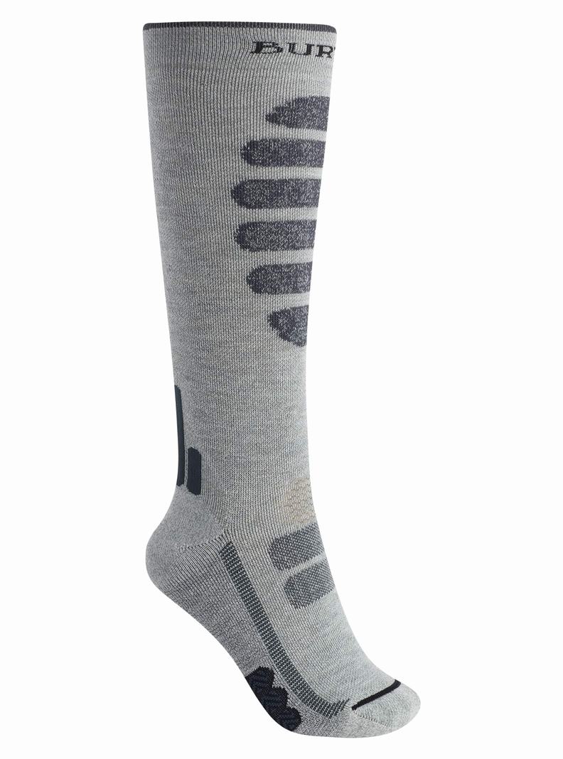 Black Burton Performance + Midweight Women's Socks | FYLQGS814