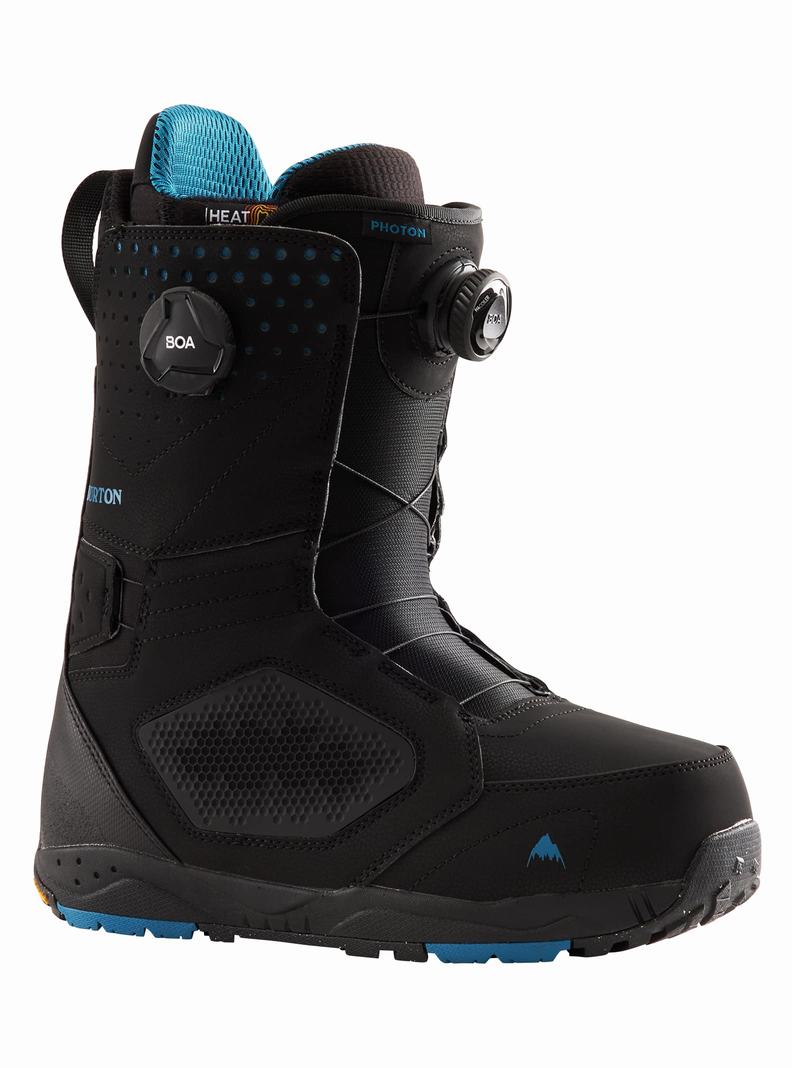 Black Burton Photon BOA® Men's Snowboard Boots | MDVWRU928