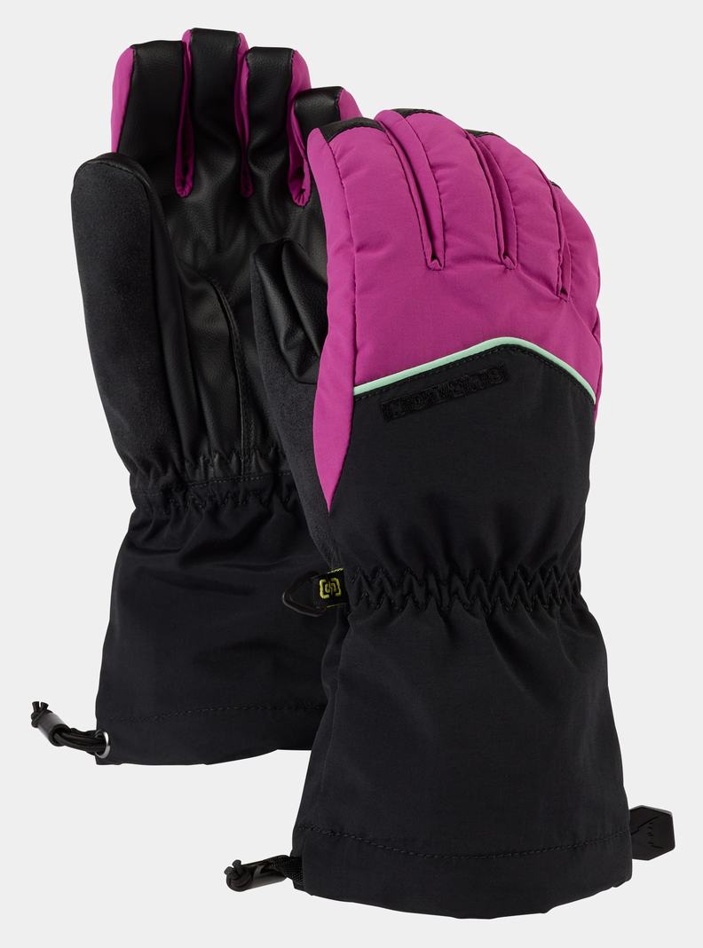 Black / Burton Profile Kids' Ski Gloves | KJFZHY487