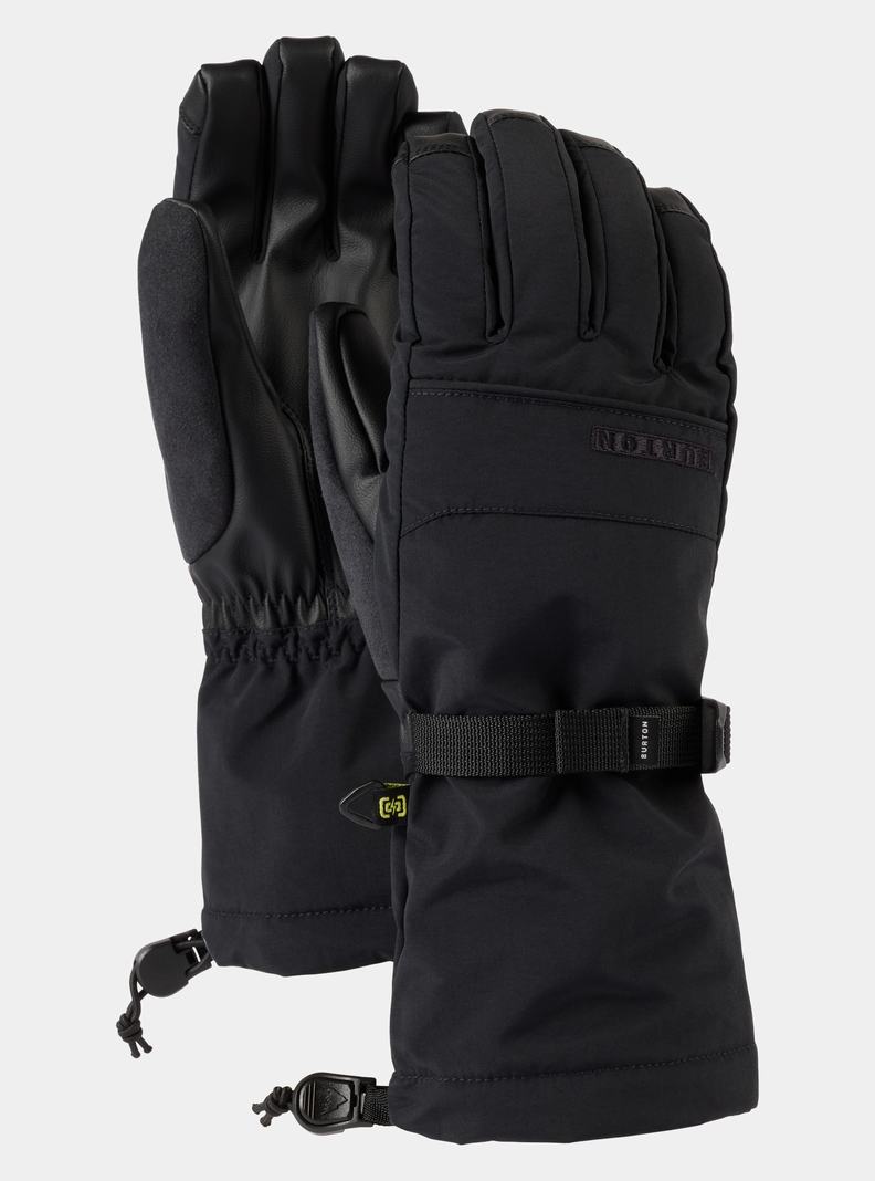 Black Burton Profile Women's Ski Gloves | FYGJCZ567