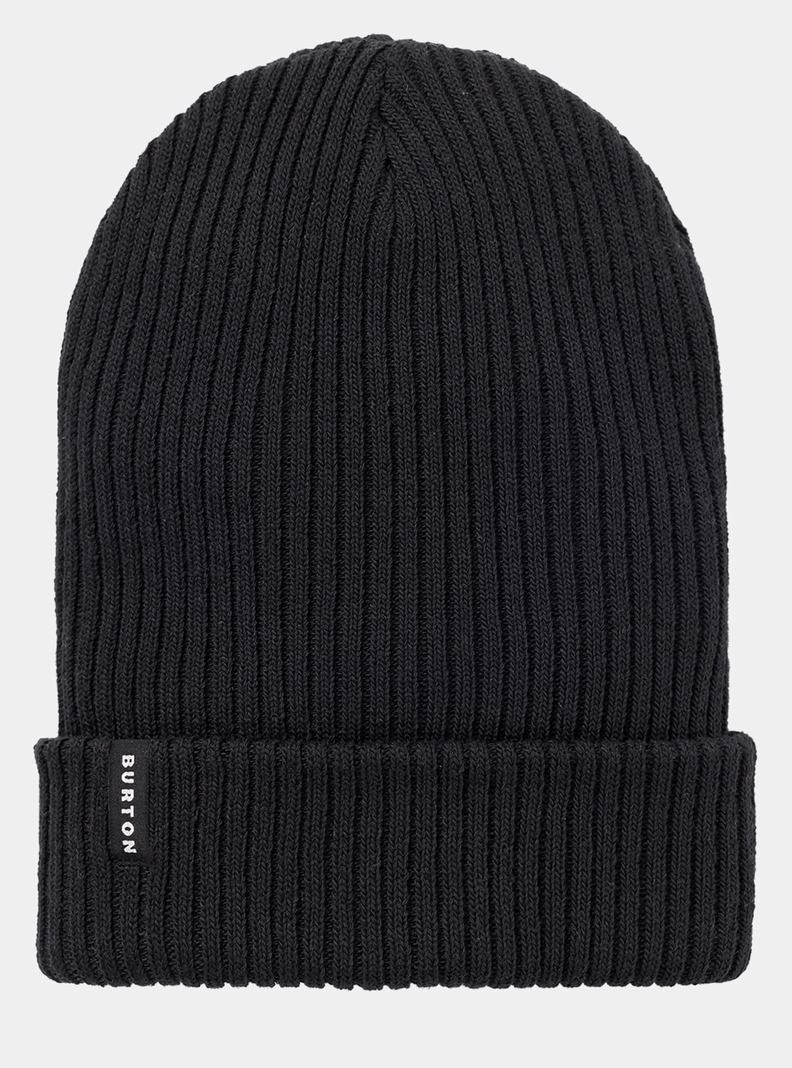 Black Burton Recycled Rib Men's Beanie | YJMPIC651