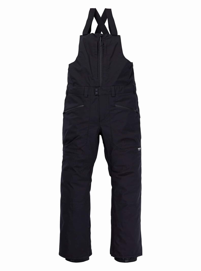 Black Burton Reserve 2L Men's Bibs | VKAGEZ276