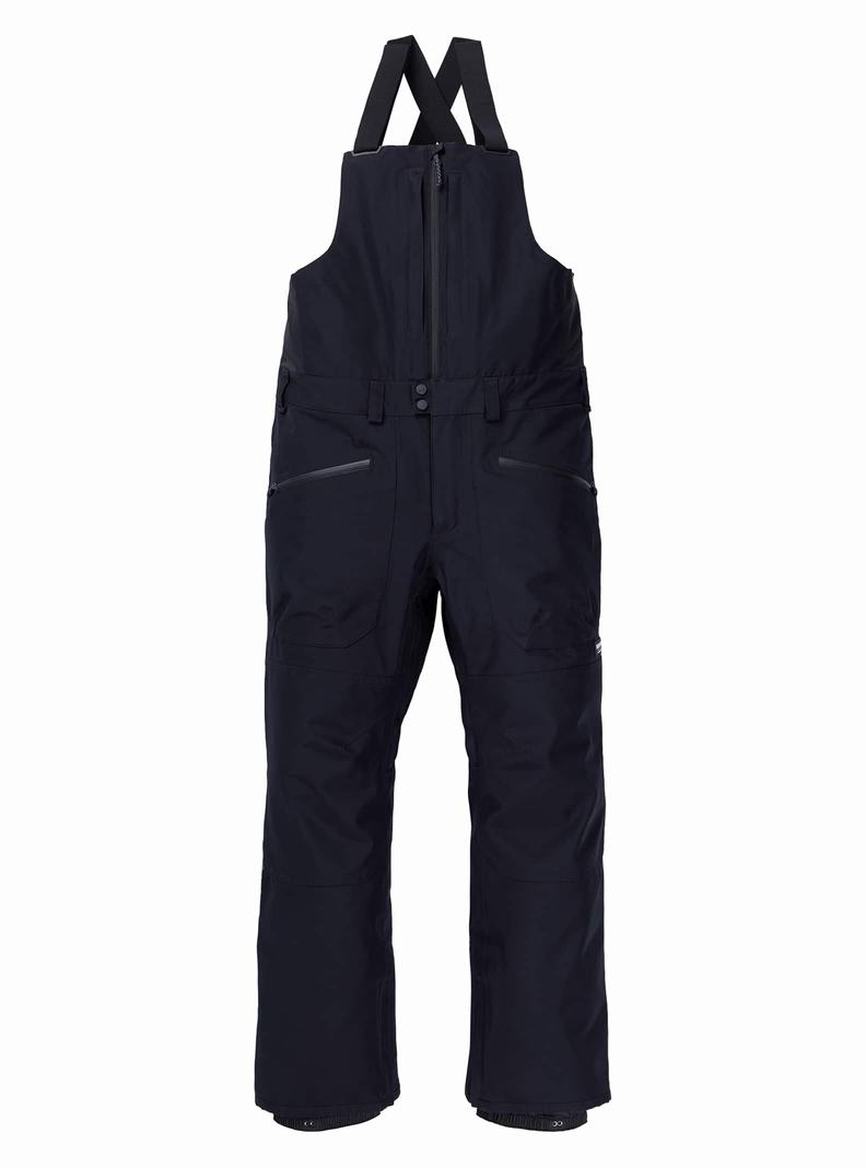 Black Burton Reserve GORE‑TEX 2L Men's Bibs | MQJXBK021