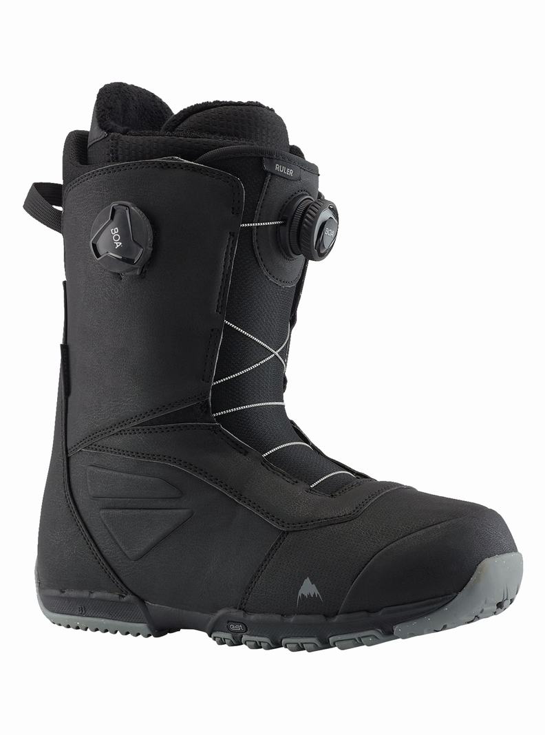 Black Burton Ruler BOA® Men's Snowboard Boots | FCJDZW306