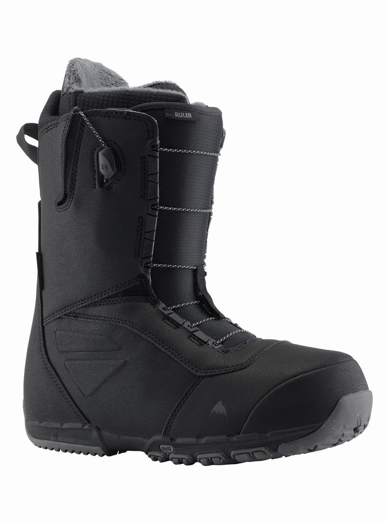 Black Burton Ruler Men's Snowboard Boots | FGBPKO718