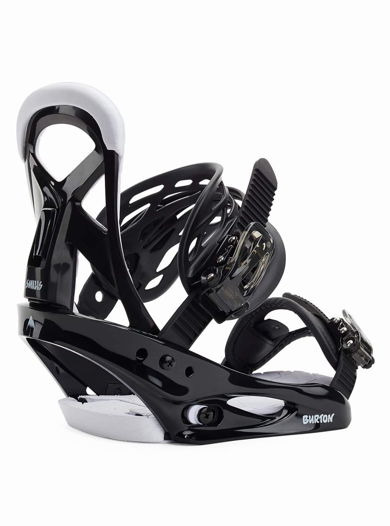 Black Burton Smalls Re:Flex Kids' Snowboard Bindings | RCSZUL906