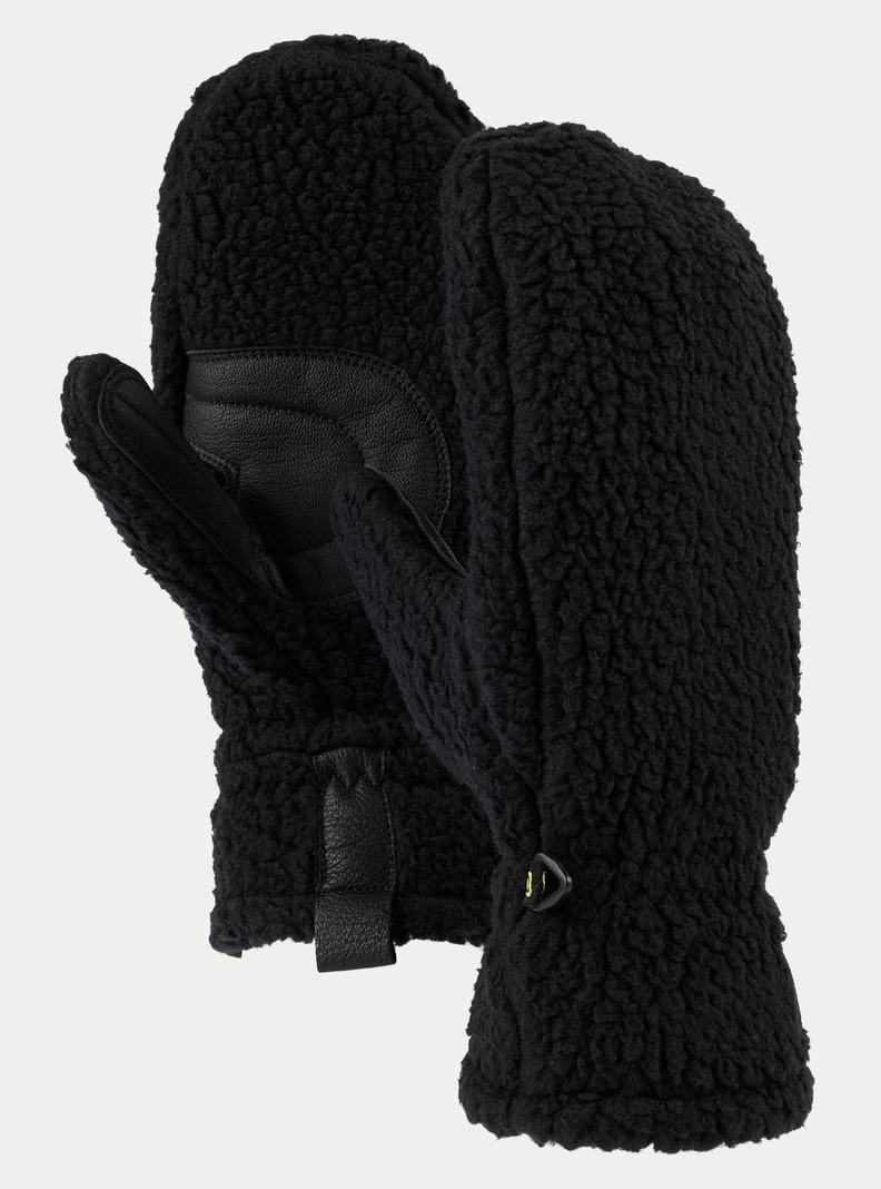 Black Burton Stovepipe Fleece Women's Ski Mittens | TJMZSH581