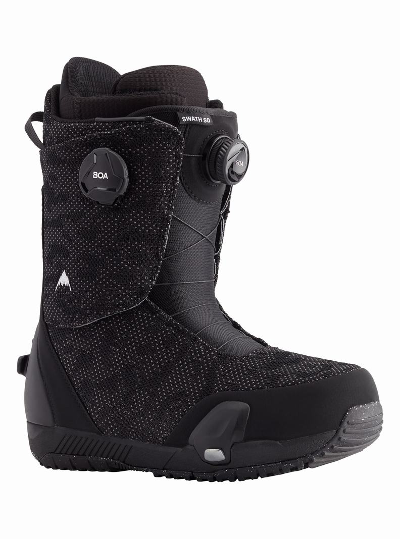 Black Burton Swath Step On® Men's Snowboard Boots | HECFQT265